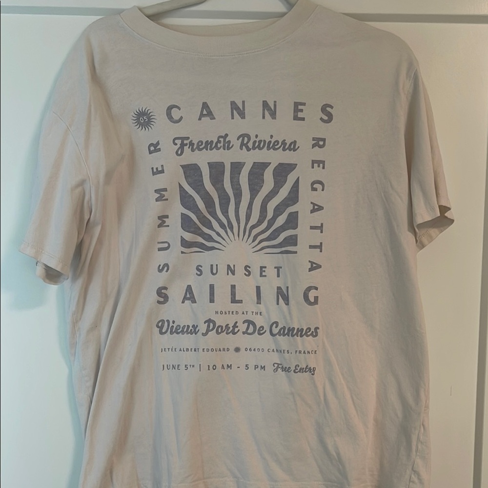 White Cannes T shirt